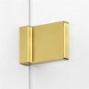 NEW TRENDY Kabina prysznicowa pięciokątna AVEXA GOLD BRUSHED 100x80 EXK-3859 Lewa